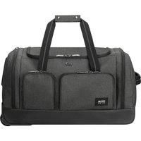 Solo New York Leroy Carry-On Wheeled Duffle Bag, 49L Capacity, Grey, 56cm