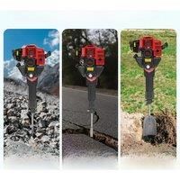 Handheld Trencher Digger Machine 2-Stroke 52CC Gas Powered Tree Digger Portable Excavator Gasoline