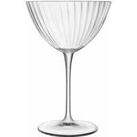 Luigi Bormioli Optica Martini Glasses Set of 4 x 220ml: Crystal Cocktail Glasses, Dishwasher Safe