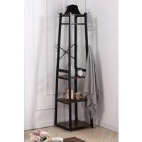 4 Tiers Industrial Style Clothing Hat Rack