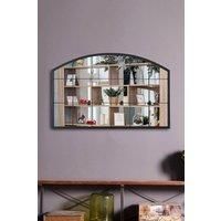 Arched Wall Mirror for Decor Modern Black Framed Wall Mirror