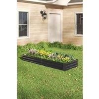 Outdoor Rectangular Metal Raised Garden Bed