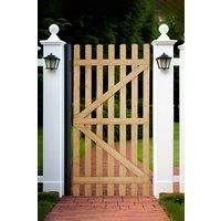Garden Wooden Fence Gate with Latch