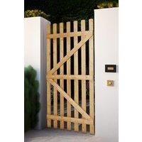 Garden Wood Fence Gate with Latch