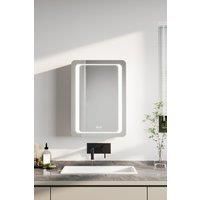 Rectangle Wall Mounted Mirror Cabinet with LED Lighting