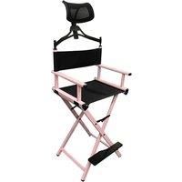 Protable Aluminum Makeup Chair with Headrest