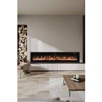 70 Inch Electric Fireplace with Remote 12 Flame Colours 1800W
