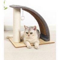 Slope Shape Sisal Cat Scratching Post with Backscratcher