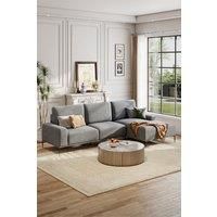 L-Shape 3-Seat Sleeper Sofa Couch