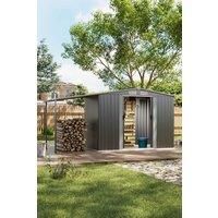 Outdoor Metal Storage Shed with Lean-to