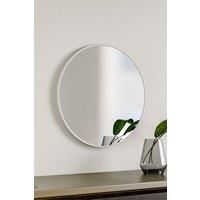 50cm Dia Nordic Round Wall Mirror with White Frame