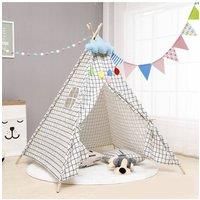 Living and Home Portable Children's Tents Suitable for Indoor and Outdoor Use in White