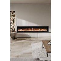 Mounted/Recessed/Freestanding 100 Inch Electric Fireplace with Remote 12 Flame Colours 1800W