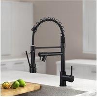Kitchen Sink Mixer Taps with Pull Down Spring Spout and Pot Filler
