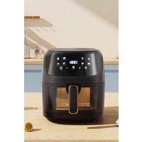 8L Touchscreen Air Fryer 8 settings Air Circulation Heating with Visible Window & Adjustable Timer&Temp for Grilling