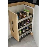 3-Tier Kitchen Cabinet Pull Out Drawer Shelf Storage Organizer 38.5cm W