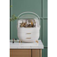 Portable Makeup Storage Organizer Box with Drawers