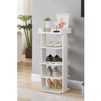 Wooden 5 Tiers Shoe Rack Organizer Storage Shelf