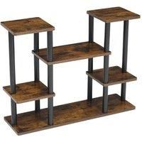 6-Story Brown Plant Stand Flower Display Stand