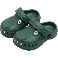 Unisex Black Children'S Crocodile Style Shoes - Fun And Comfortable Footwear For Kids