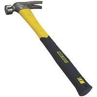 ESTWING Sure Strike Hammer - 21 oz Rip Claw Hammer with Milled Face & Fiberglass Handle - MRF21LM