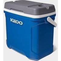 IGLOO LATITUDE 30 COOL BOX PORTABLE CAMPING FESTIVAL ICE COOLER BLUE/GREY