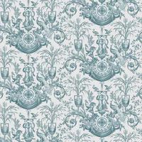 York Wallpaper Avian Fountain Toile RT7811