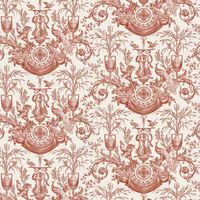 York Wallpaper Avian Fountain Toile RT7814