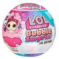 LOL Surprise Bubble Surprise Lil Sisters - RANDOM ASSORTMENT - Collectable Doll, Baby Sister, Surprises, Accessories, Bubble Surprise Unboxing & Bubble Foam Reaction - Great for Kids Ages 4+