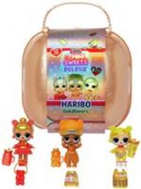 LOL Surprise Loves Mini Sweets Deluxe X Haribo - Goldbears - Includes 3 Candy-Themed Dolls, Fun Accessories, and Water Suprise - Collectable Dolls Suitable for Kids Ages 4+