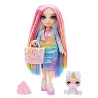 Rainbow High Fashion Doll with Slime & Pet - Amaya (Rainbow) - 28 cm Shimmer Doll with Sparkle Slime, Magical Pet and Fashion Accessories - Kids Toy - Great for Ages 4-12 Years