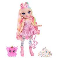 Rainbow High Rainbow Shimmers with Slime - Bella, Pink - 28cm Fashion Doll, Comes with a Slime Kit and a Pet Llama, Suitable for Children Ages 4+