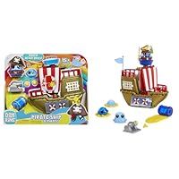 MGA Entertainment DohKins Pirate Ship Playset & Pirate - Dough Never Dries, No Gluten, Suitable for Collectors & Kids Ages 3+