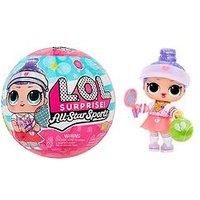 L.O.L. Surprise! All-Star Sports Vault Collection Tots - Includes 1 Doll, Blind Packaging, 12 Dolls to Collect, Unbox 8 Accessories, Ideal Present for Kids Ages 4+, Pink