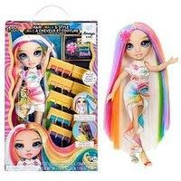 Rainbow High Hair Chalk & Style Doll - Amaya - 28 cm Rainbow Doll, Washable Hair Chalk, Colour, Style, Play, Rinse, & Repeat, For Children Ages 4 to 12+