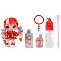 YUMMI LAND Yummiland x Sweethearts Lip Gloss Doll - Lily Hearts or Ruby Hearts - Assortment Comes with One Doll and DIY Lip Gloss Kit, Suitable for Children Ages 4+