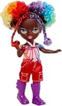 Rainbow High Littles Rainbow Fantasy Fairies & Pet - Astrid, Rainbow - 14cm Posable Small Doll & Fantasy Butterfly Pet with Interchangeable Fairy Wings, Cute Present for Children 4+