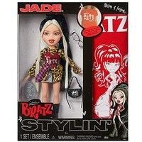 Bratz Stylin/' Jade - Fashion Doll with Customisable T-Shirt for You, Comes with Accessories, Cute Toys for Girls