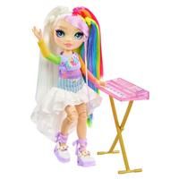 Rainbow High Junior High Rock Band - Amaya, Rainbow - 23cm Fashion Doll with a Keyboard, Customise with Stickers, Posable, Cute Toys for Children Ages 4+