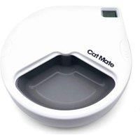 Cat Mate C300 Automatic Pet Feeder | Cat or Small Dog Bowl with Digital Timer | For Wet or Dry Pet Food, 3 Meal Carousel, up to 330g in Each