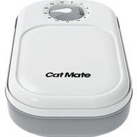 Cat Mate C100 Single Meal Automatic Pet Feeder for Cats and Small Dogs (no ice pack),White