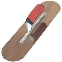 Marshalltown The Premier Line SP16GSD Concrete Pool Trowel 16 X 4 1/2 Inch Gold Steel