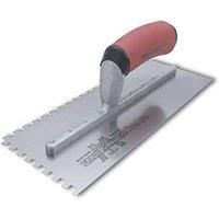 Marshalltown 702SD Square Notched Trowel - Durasoft Handle