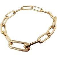 Harfi Women's 18ct Gold Vermeil Plated Magic Link Charm Bracelet | Size: 7.5 inches
