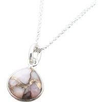 Harfi Women's 925 Sterling Silver Opal October Birthstone Necklace | Size: 18 inches