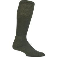 Thorlos mensMCBMcb Max Cushion Combat Over the Calf Socks Hiking Socks - Green - Medium