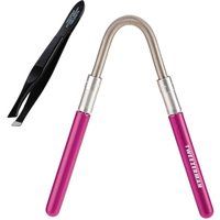 Tweezerman Smooth Finish Facial Hair Remover Pink - Easy and Gentle Facial Hair Remover for Women, Tweezerette Tweezer Included In Pack