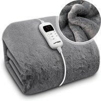 Super King Faux Fur Electric Heated Throws
