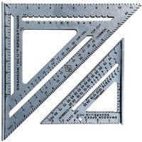 Swanson SW1201K 7" & Big 12" Speed Square Layout Tool Kit Without Layout Bar