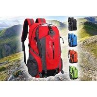 Waterproof Outdoor 40L Hiking Backpack - 5 Colours - Black